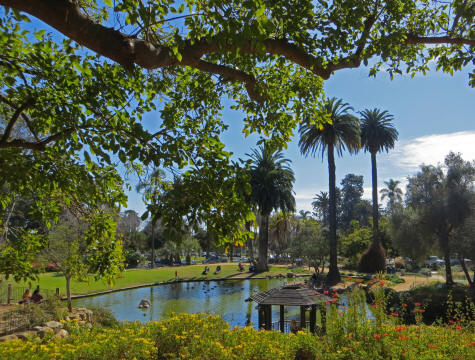 Alice Keck Park in Santa Barbara CA USA