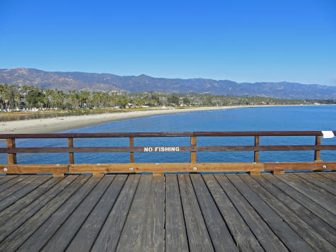 East Beach in Santa Barbara CA USA