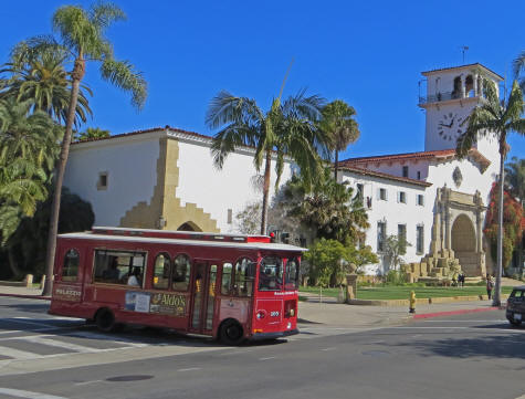Santa Barbara Trolley Bus